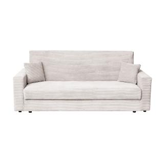 Canapea CORINNE LUX extensibila, 3 locuri, cu lada depozitare, bej, 220x90x96 cm