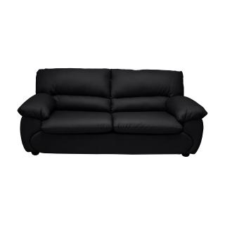 Canapea LUXOR 3L extensibila, 3 locuri, negru, 215x95x95 cm