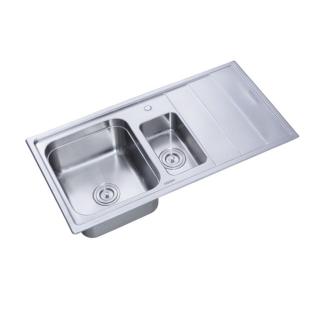 Chiuveta Freddo SN9012ST, pentru blat, 2 cuve stanga, 97x50 cm