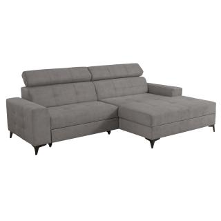 Coltar FLORIDA ONE extensibil, cu arcuri si lada depozitare, colt dreapta, cappuccino, 275x175x92 cm