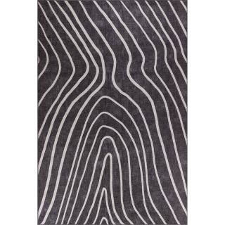 Covor Artloop Funk 421, negru si alb, 150x230 cm