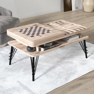 Masuta cafea TABLE, bej, 103x59x50 cm