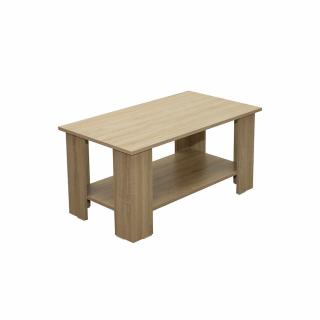 Masuta living, stejar sonoma deschis, 90x50x45 cm