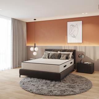 Saltea MEMORY FOAM 100x190 cm, H 20 cm, spuma memorie