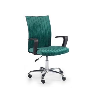 Scaun birou DORAL, verde, 55x58x98 cm
