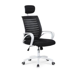 Scaun birou SOCKET negru + alb, 61x68x118 cm