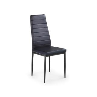 Scaun CHAIR K70, tapitat, negru, 41x50x98 cm