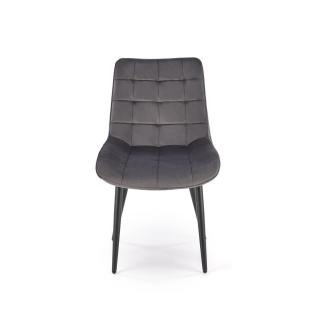 Scaun tapitat GANSO, gri, 45x61x85 cm