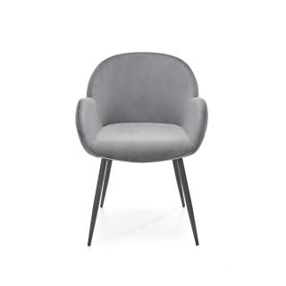 Scaun tapitat K 480, gri, 48x59x79 cm