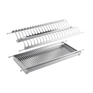 Scurgator inox + tavita, pentru corp de 80 cm