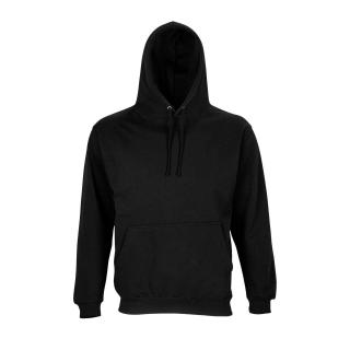 Hanorac UNISEX  cu Fleece si gluga negru