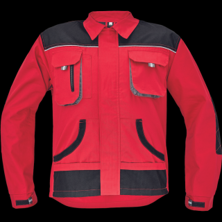 Jacheta de lucru Carl rosu cu negru