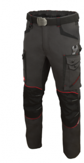 Pantaloni de lucru Dynamic Stretch Slim gri negru