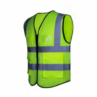 Vesta reflectorizanta Gantex, galben neon