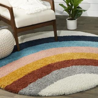 Covor Belgian, Sherpa 52284, Rotund, Multicolor, Diverse Dimensiuni