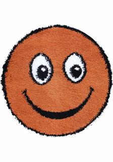 Covor Fantasy Smile, Portocaliu, 67x67 cm, Rotund, 2550 gr mp