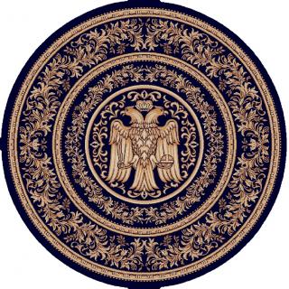 Covor Lotos, Model Bisericesc, 15032, Albastru, Rotund, Diverse Dimensiuni, 1800 gr mp