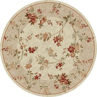 Covor Modern, Lotos 551, Crem   Bej, Rotund, Diferite Dimensiuni, 1800 gr mp