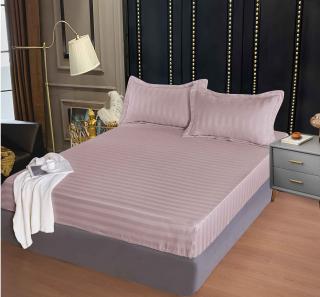 Husa de pat din Damasc cu Elastic 160x200 cm-WD03