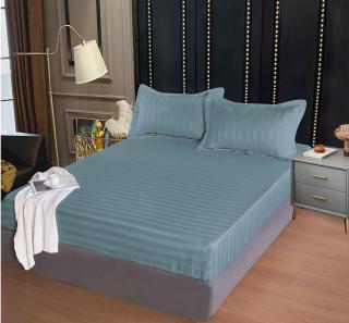 Husa de pat din Damasc cu Elastic 160x200 cm-WD08