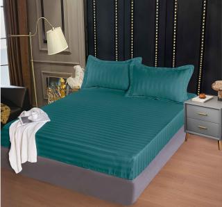 Husa de pat din Damasc cu Elastic 160x200 cm-WD12