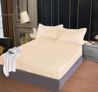 Husa de pat din Damasc cu Elastic 160x200 cm-WD13