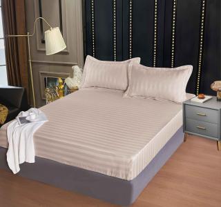 Husa de pat din Damasc cu Elastic 160x200 cm-WD14