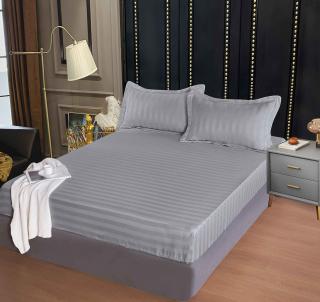 Husa de pat din Damasc cu Elastic 160x200 cm-WD15