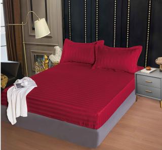 Husa de pat din Damasc cu Elastic 160x200 cm-WD16