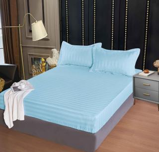 Husa de pat din Damasc cu Elastic 160x200 cm-WD17