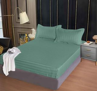 Husa de pat din Damasc cu Elastic 160x200 cm-WD18