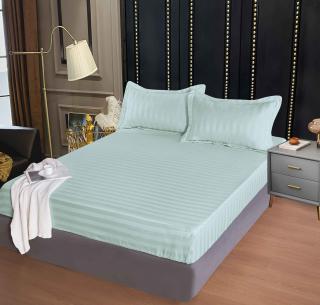 Husa de pat din Damasc cu Elastic 160x200 cm-WD21