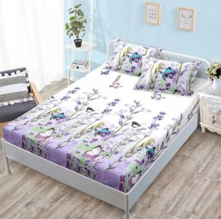 Husa de pat din Finet cu Elastic 160x200 cm-W39