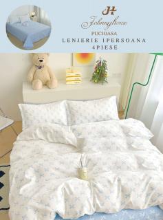 Lenjerie de pat 1 Persoana,4 piese,Finet-P13