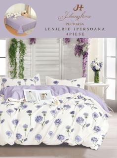Lenjerie de pat 1 Persoana,4 piese,Finet-P16