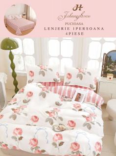 Lenjerie de pat 1 Persoana,4 piese,Finet-P6