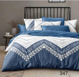 Lenjerie de pat Finet 6 piese,Blue,Model elegant-LE139