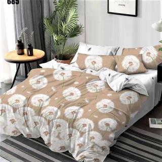 Lenjerie de pat Finet 6 piese,Pucioasa,Crem cu papadii-LY117