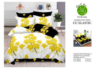 Lenjerii de pat Finet 6 piese cu Elastic-T104