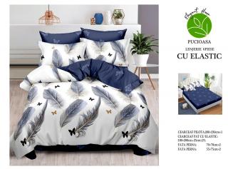 Lenjerii de pat Finet 6 piese cu Elastic-T159