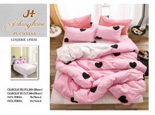 Lenjerii de pat Finet 6 piese cu Elastic-T18