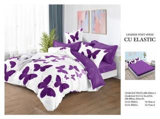 Lenjerii de pat Finet 6 piese cu Elastic-T21