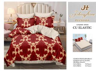 Lenjerii de pat Finet 6 piese cu Elastic-T218