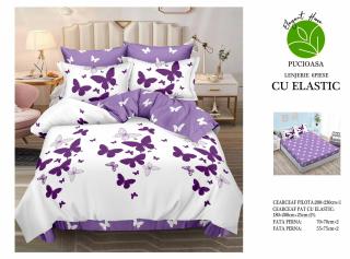 Lenjerii de pat Finet 6 piese cu Elastic-T23