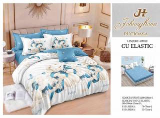 Lenjerii de pat Finet 6 piese cu Elastic-T297