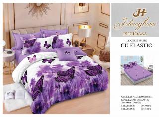 Lenjerii de pat Finet 6 piese cu Elastic-T305