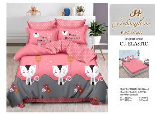 Lenjerii de pat Finet 6 piese cu Elastic-T42