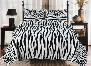 Cuvertura Bumbac Satinat Matlasat - Animal Print