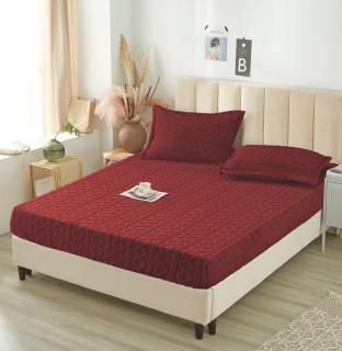 Husa Cocolino Model Tricotat UNI 180x200cm - Bordo