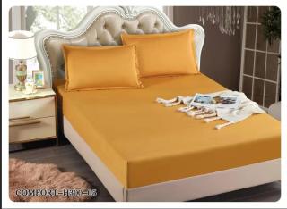 Husa Cu Elastic Din Jersey Reiat 180x200cm - Apricot